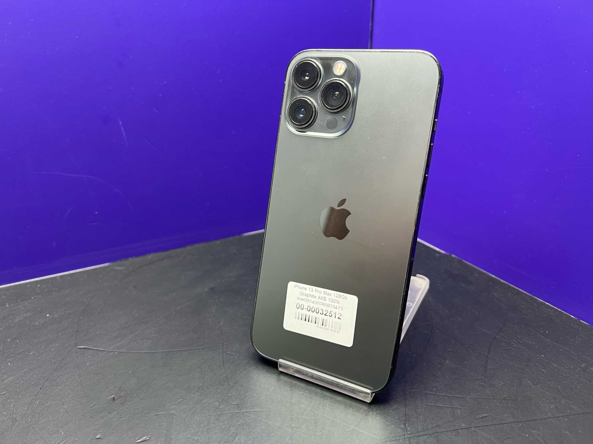 iPhone 13 Pro Max 128Gb Graphite АКБ 100% imei351430260923473