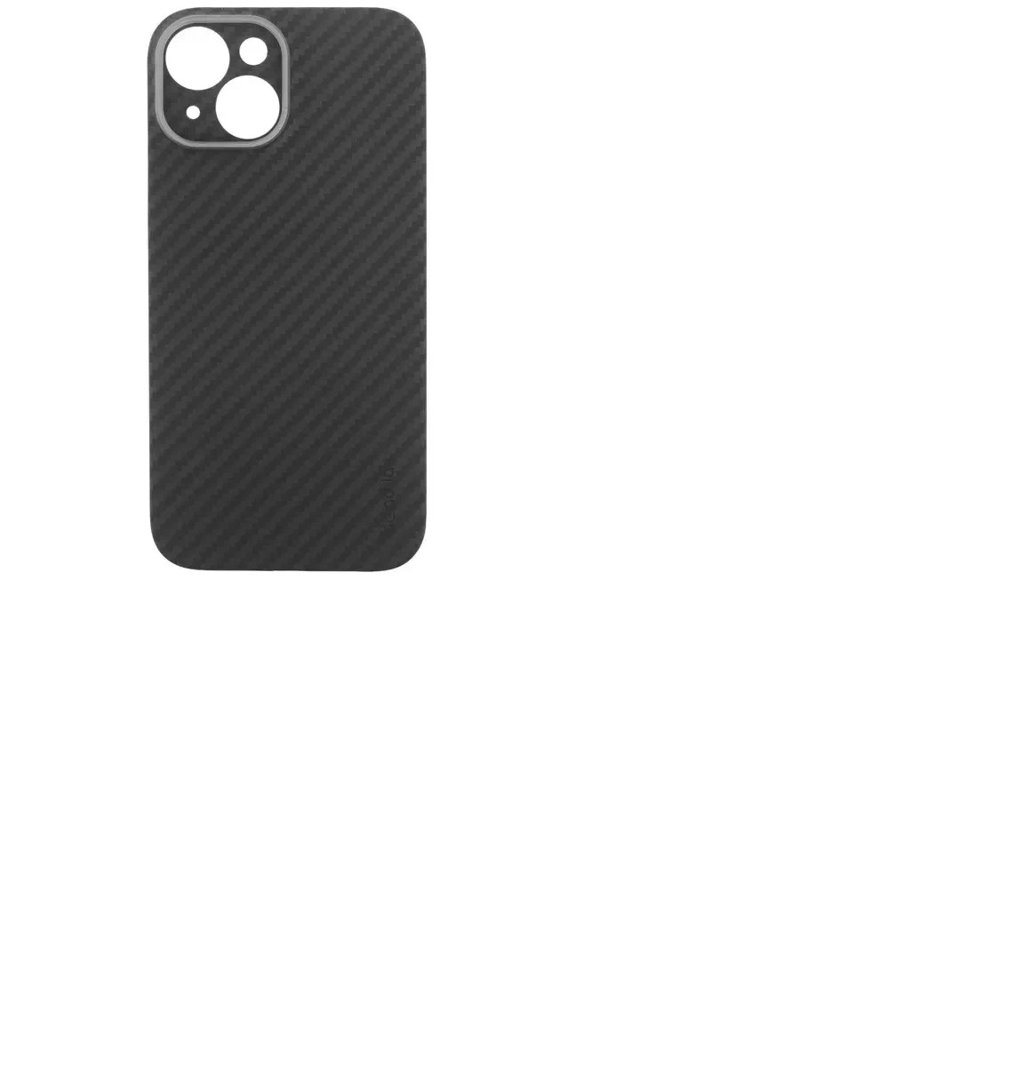 Чехол iPhone 15 черный карбон
