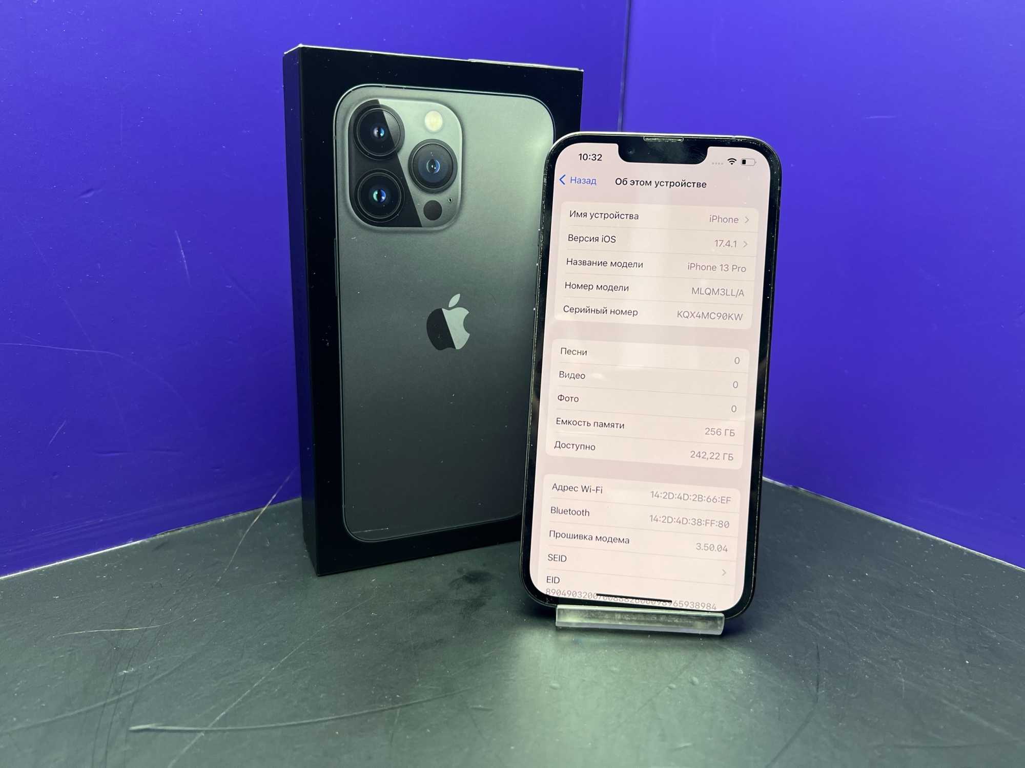 iPhone 13 Pro 256Gb Graphite АКБ 87% imei351855180564173
