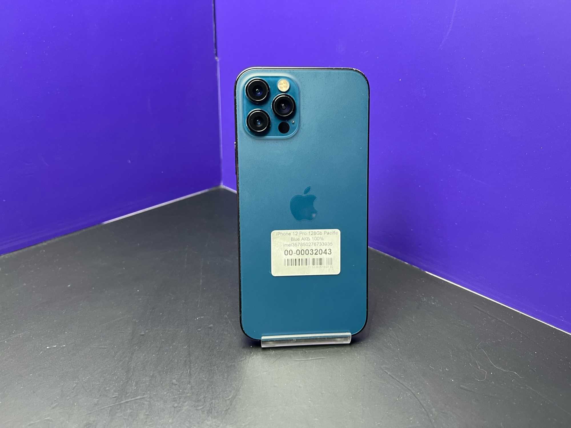 iPhone 12 Pro 128Gb Pacific Blue АКБ 100% imei357850276733935
