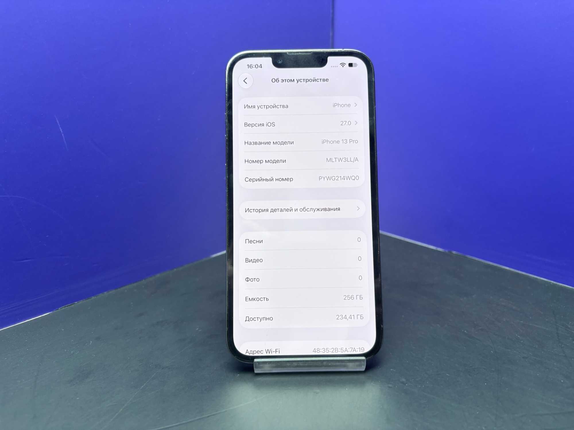 iPhone 13 Pro 256Gb Graphite АКБ 100% imei353990992120837