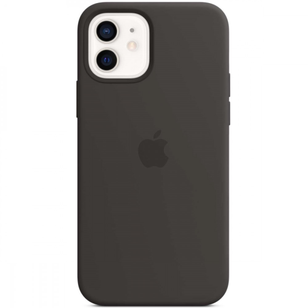 Чехол iPhone 12 mini Silicon Case MagSafe Black