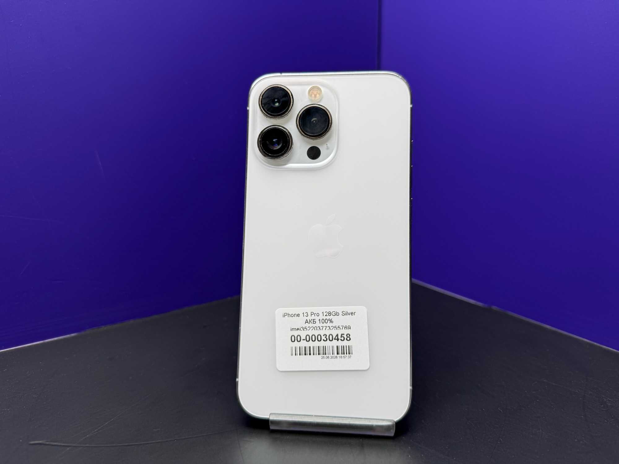 iPhone 13 Pro 128Gb Silver АКБ 100% imei352203773255769