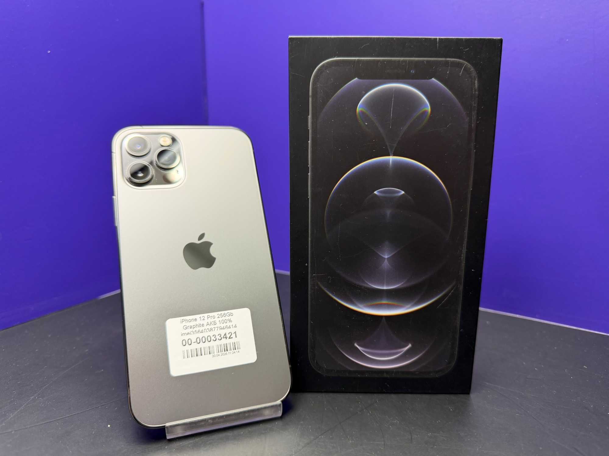 iPhone 12 Pro 256Gb Graphite АКБ 100% imei356403877946414