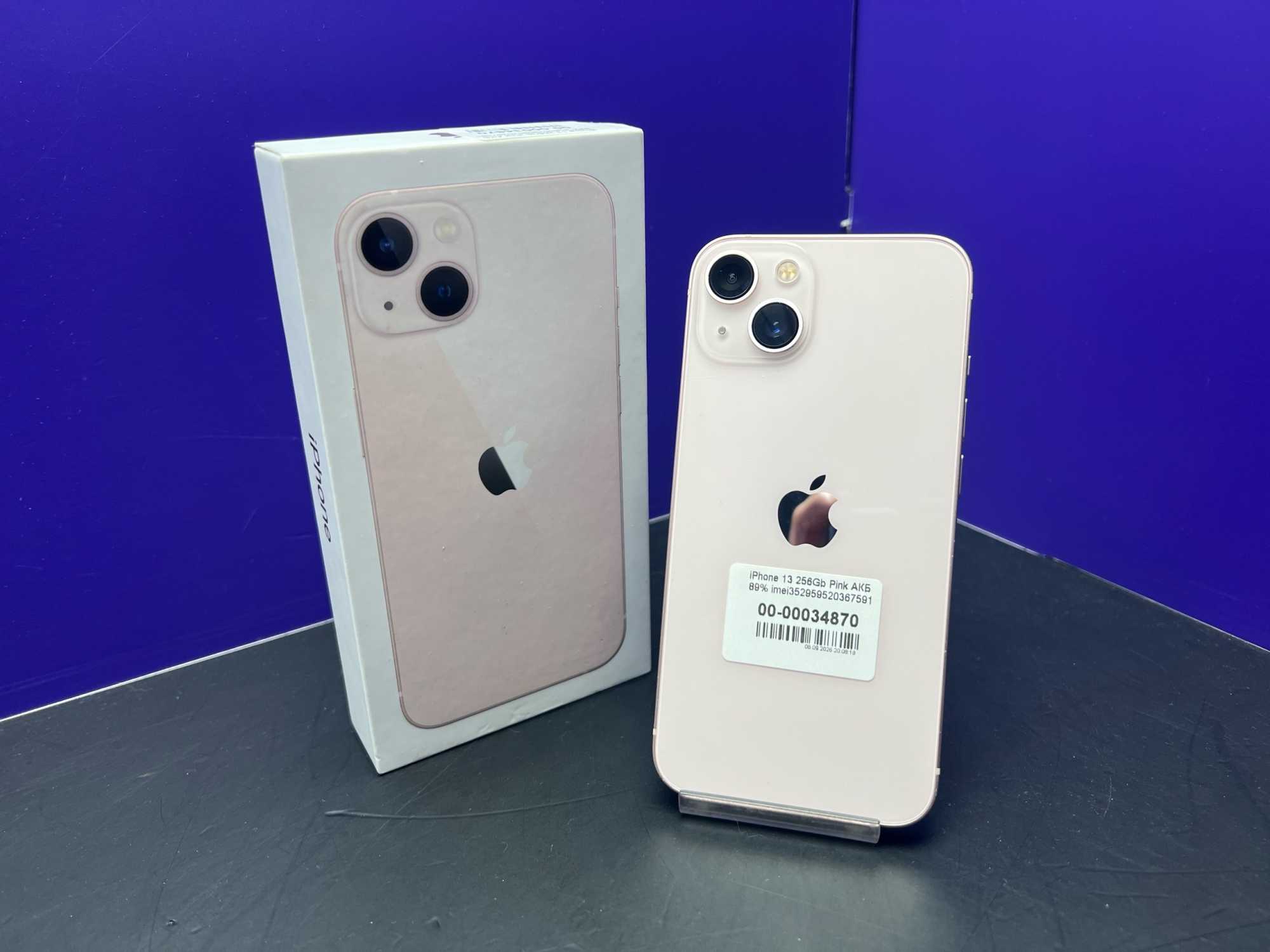 iPhone 13 256Gb Pink АКБ 89% imei352959520367591