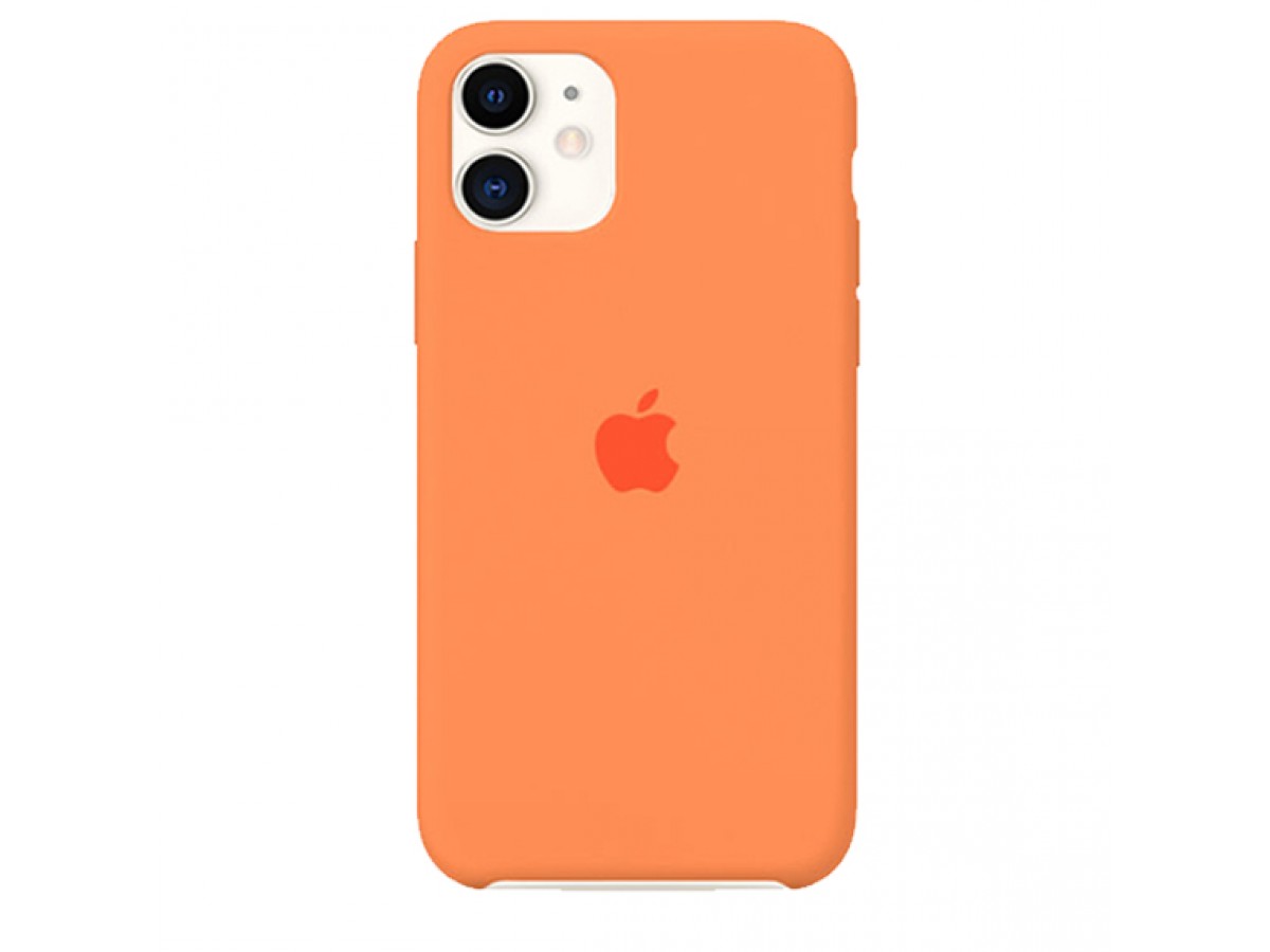 Чехол iPhone 11 Silicon Case оранжевый