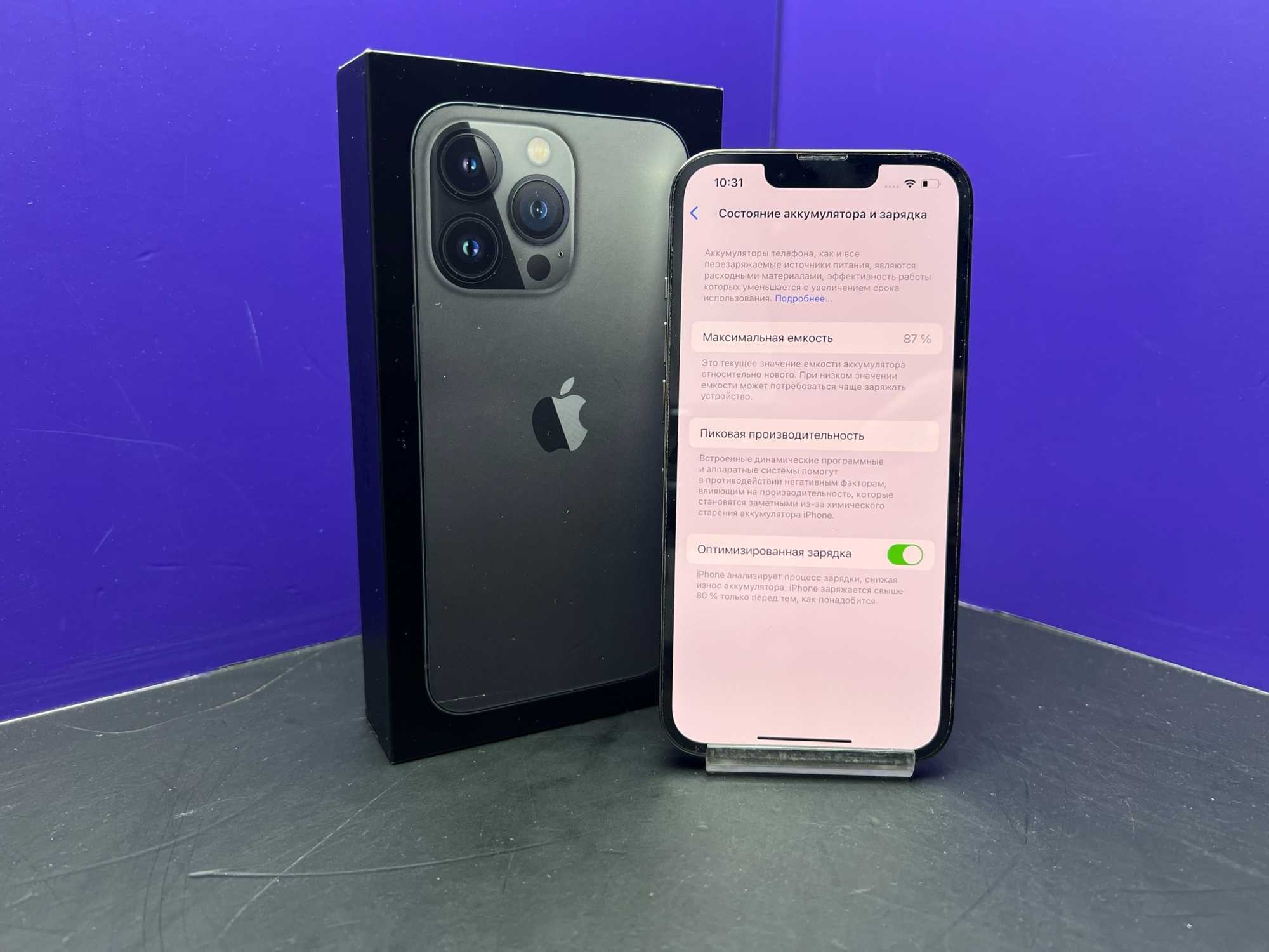 iPhone 13 Pro 256Gb Graphite АКБ 87% imei351855180564173