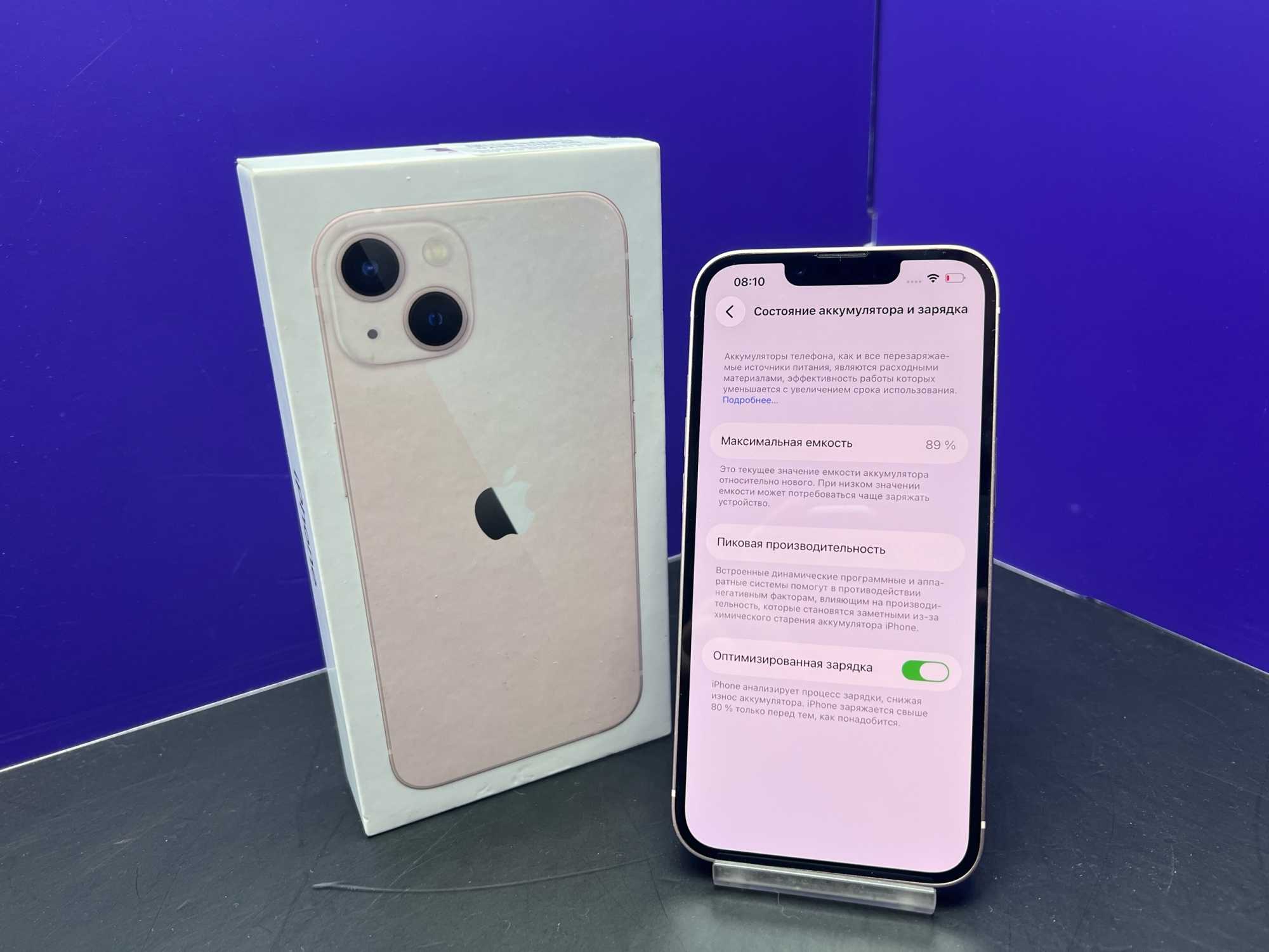iPhone 13 256Gb Pink АКБ 89% imei352959520367591