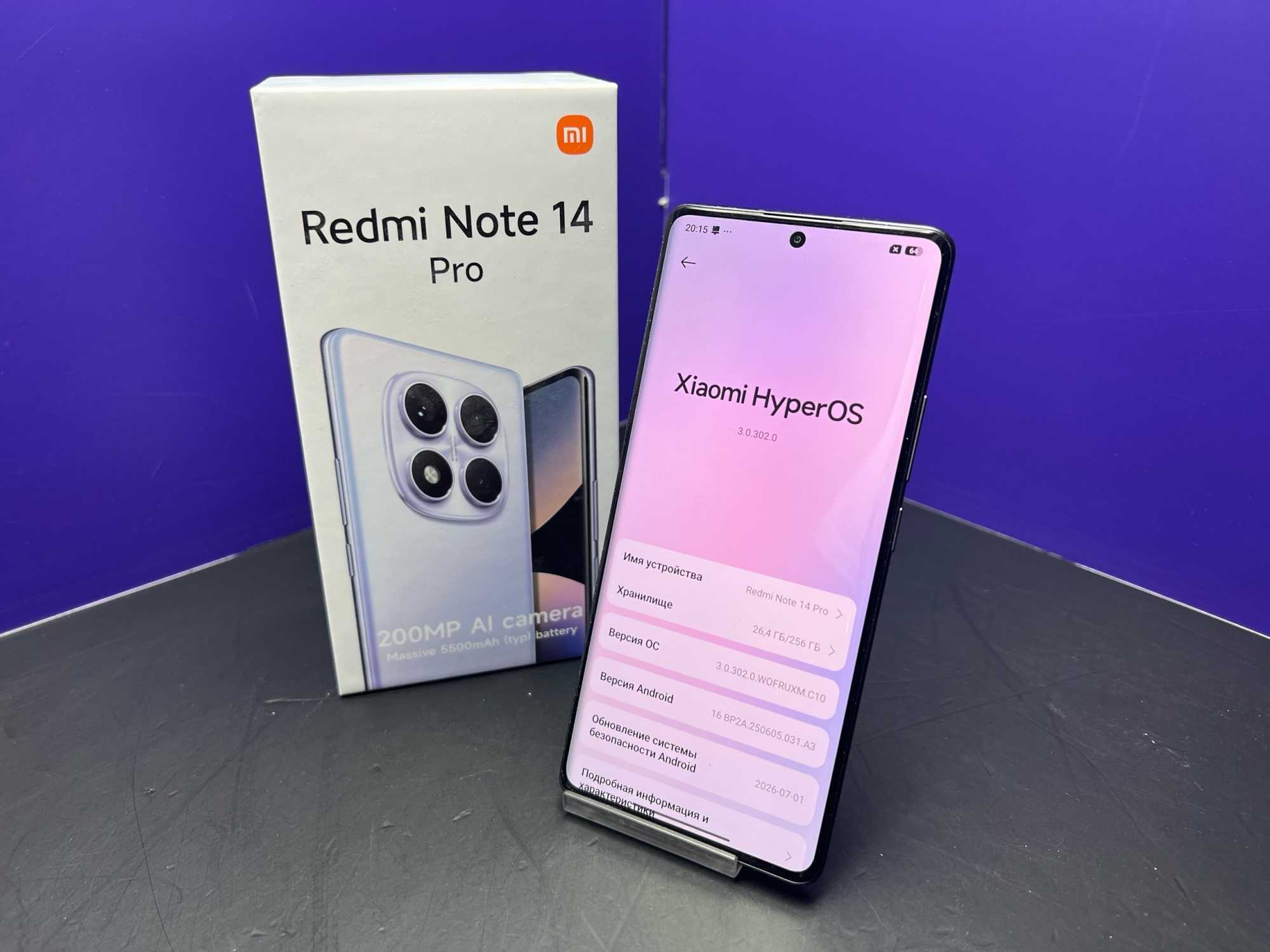 Xiaomi Redmi Note 14 Pro 12/256Gb Black imei865991070778968