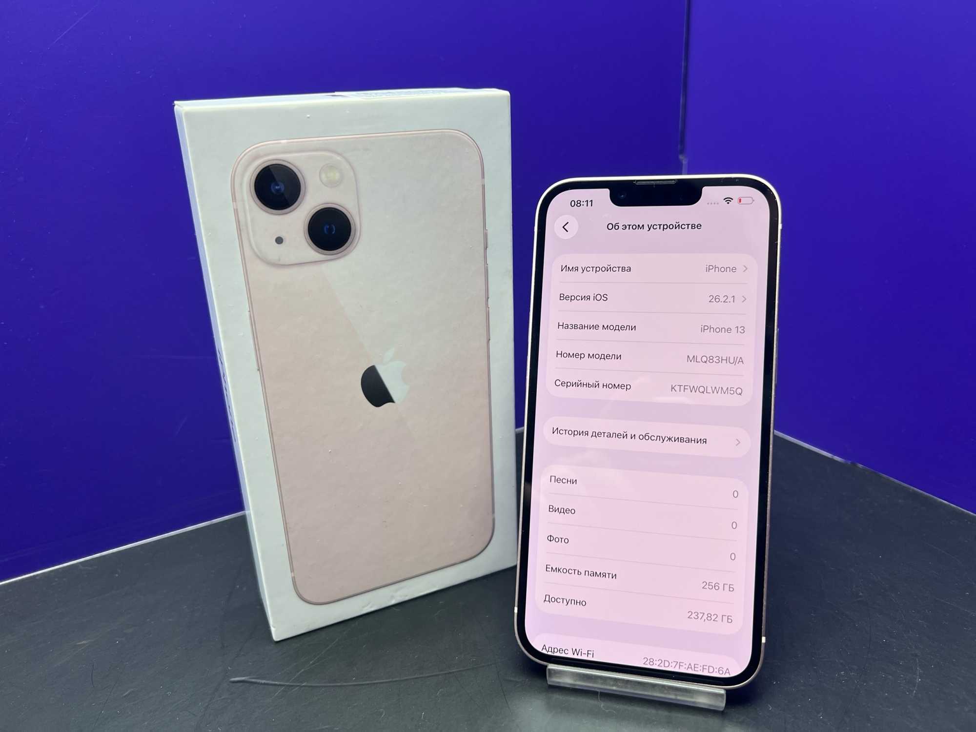 iPhone 13 256Gb Pink АКБ 89% imei352959520367591