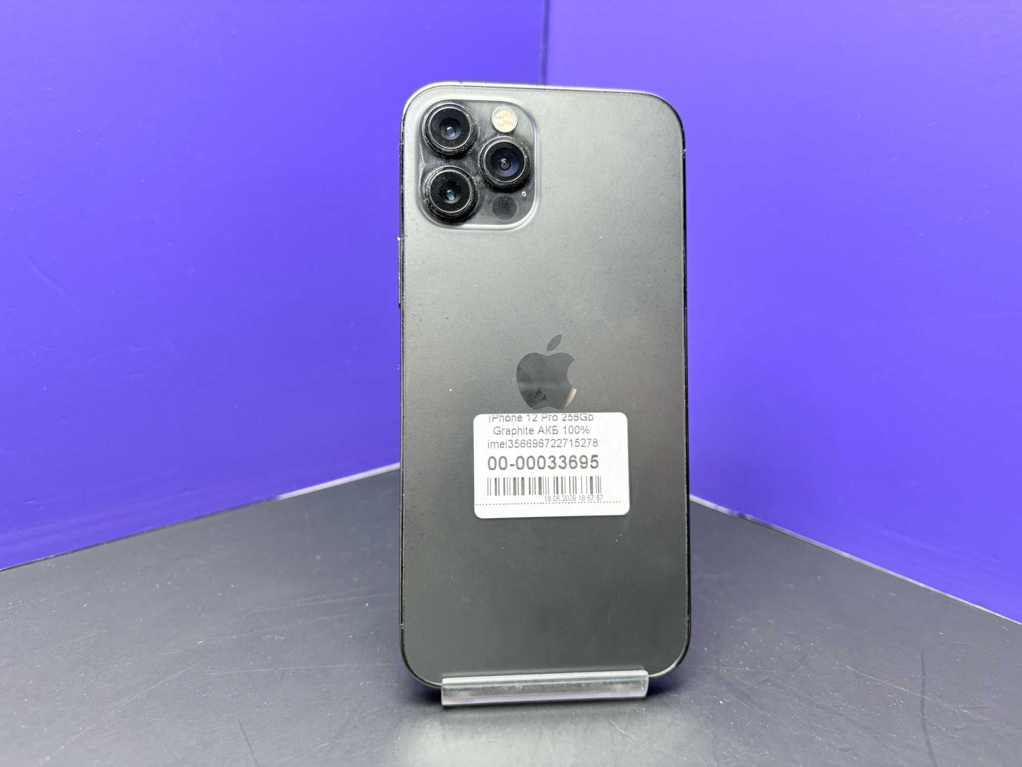 iPhone 12 Pro 256Gb Graphite АКБ 100% imei356696722715278