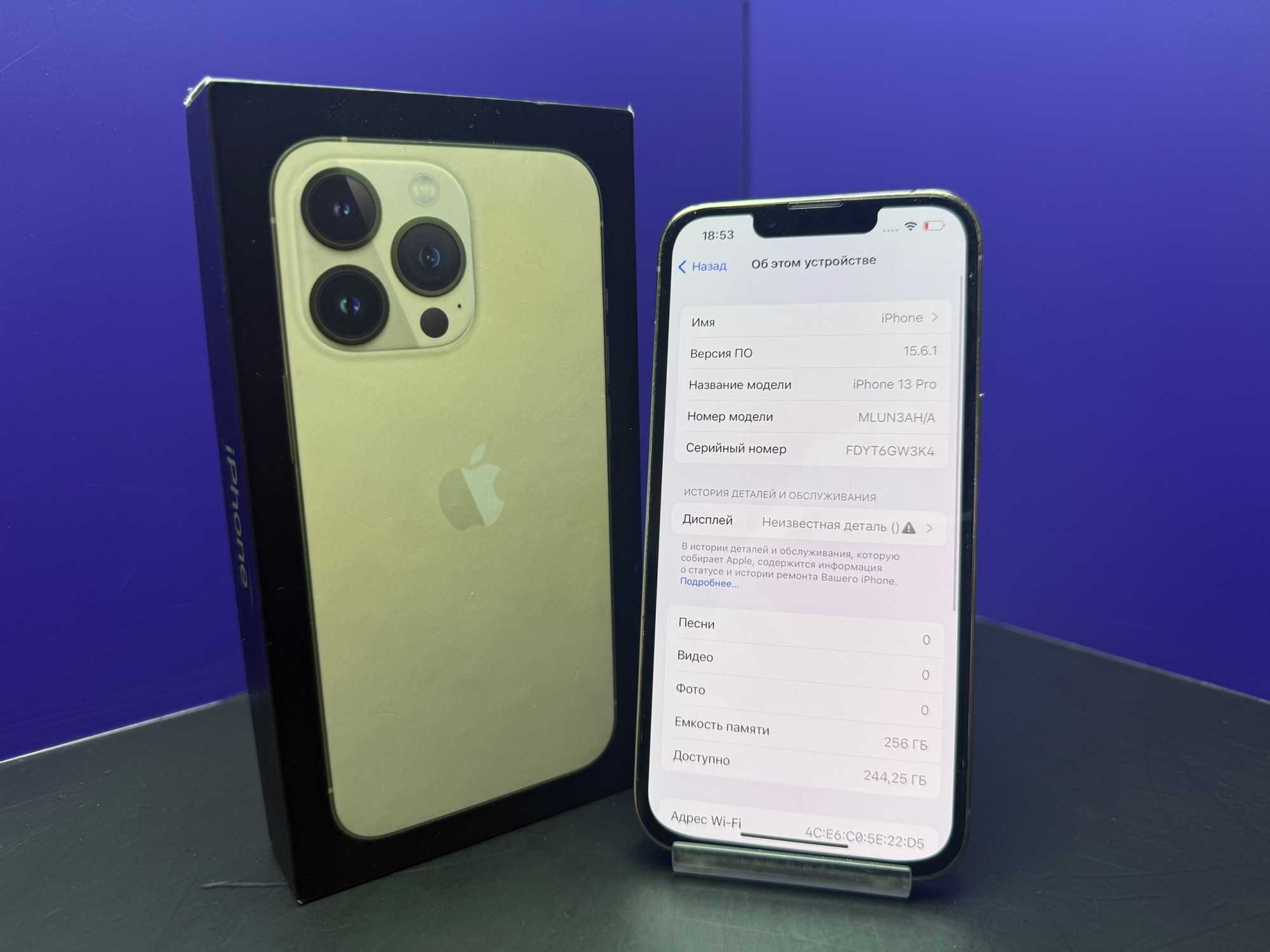 iPhone 13 Pro 128Gb Gold АКБ 100% imeiN30GG9K4N0