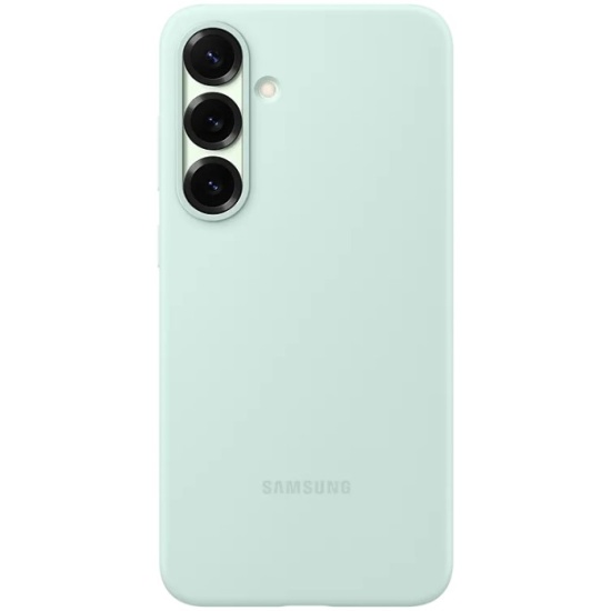 Чехол Samsung S25 Plus MagSafe Silicone Case мятный