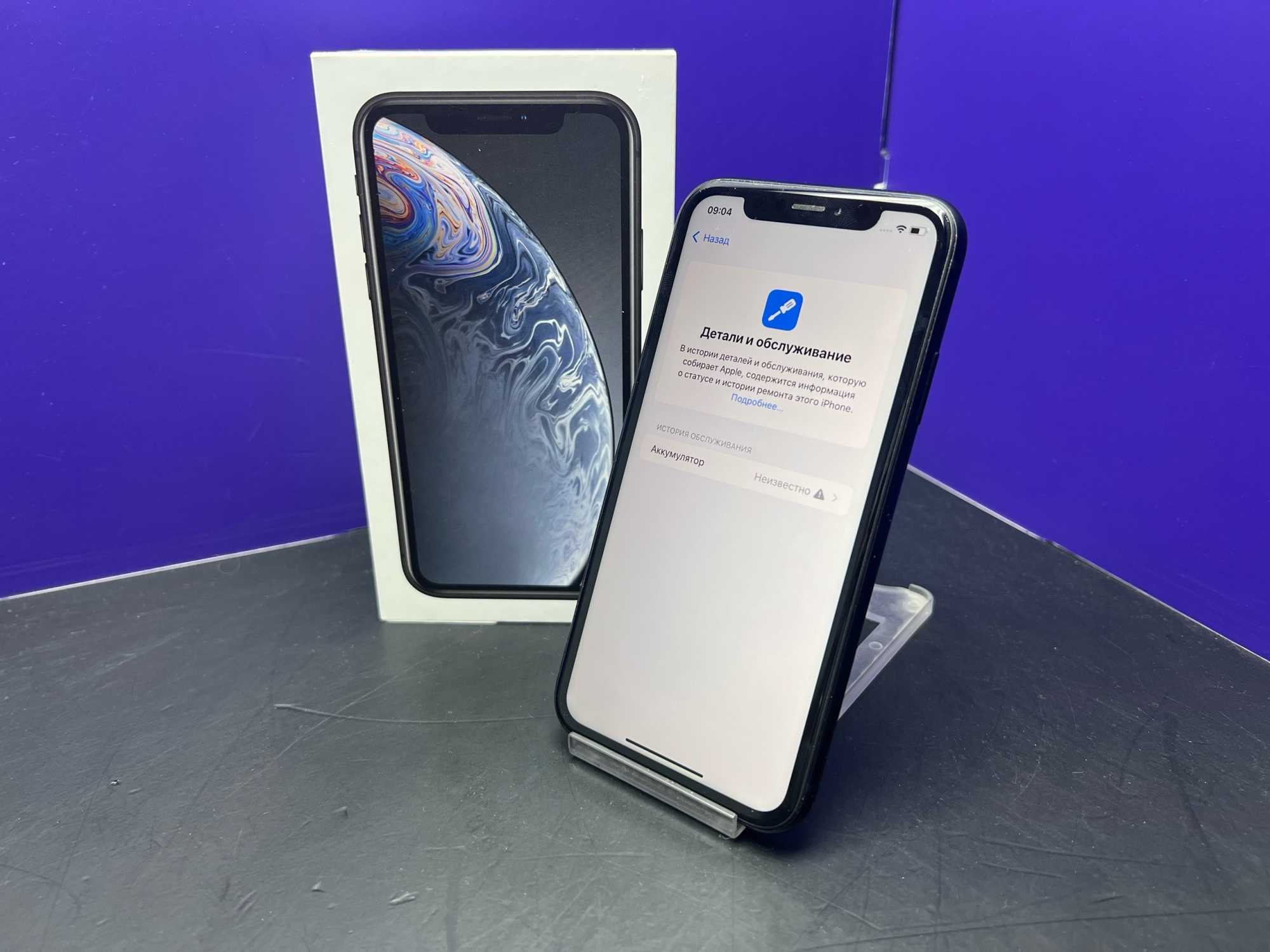 iPhone XR 64Gb Black  АКБ 100% imei356457109621518