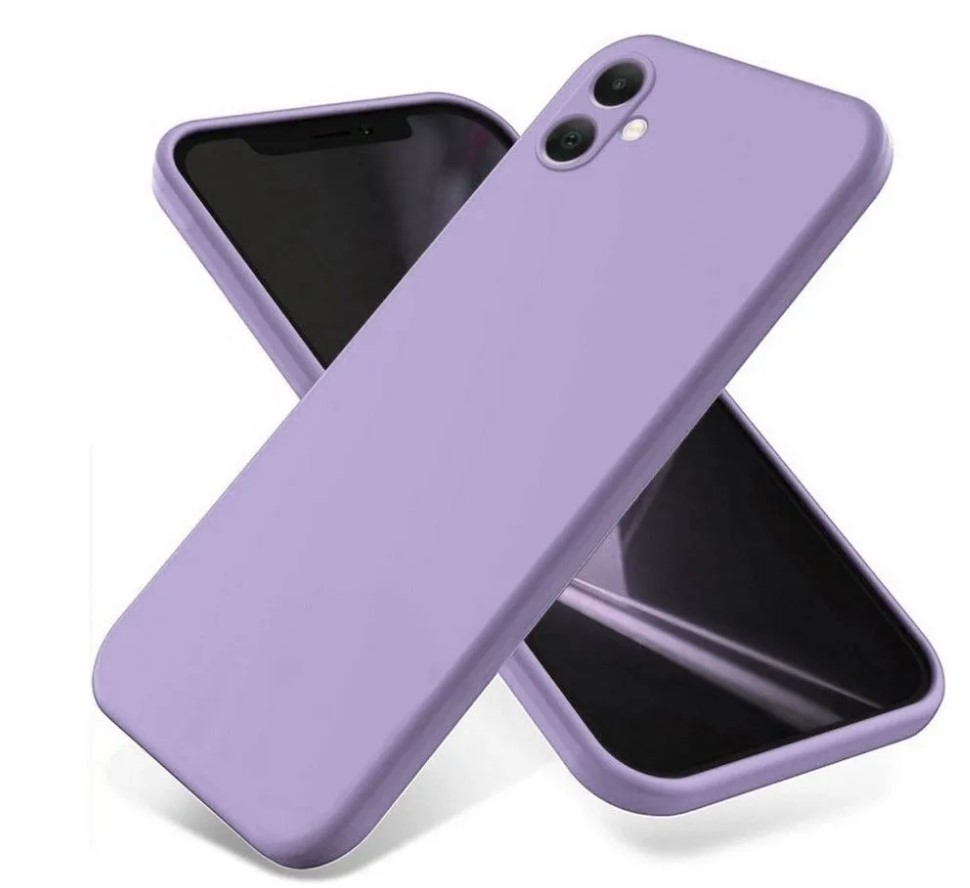 Чехол Samsung A05 Silicone Case фиолетовый