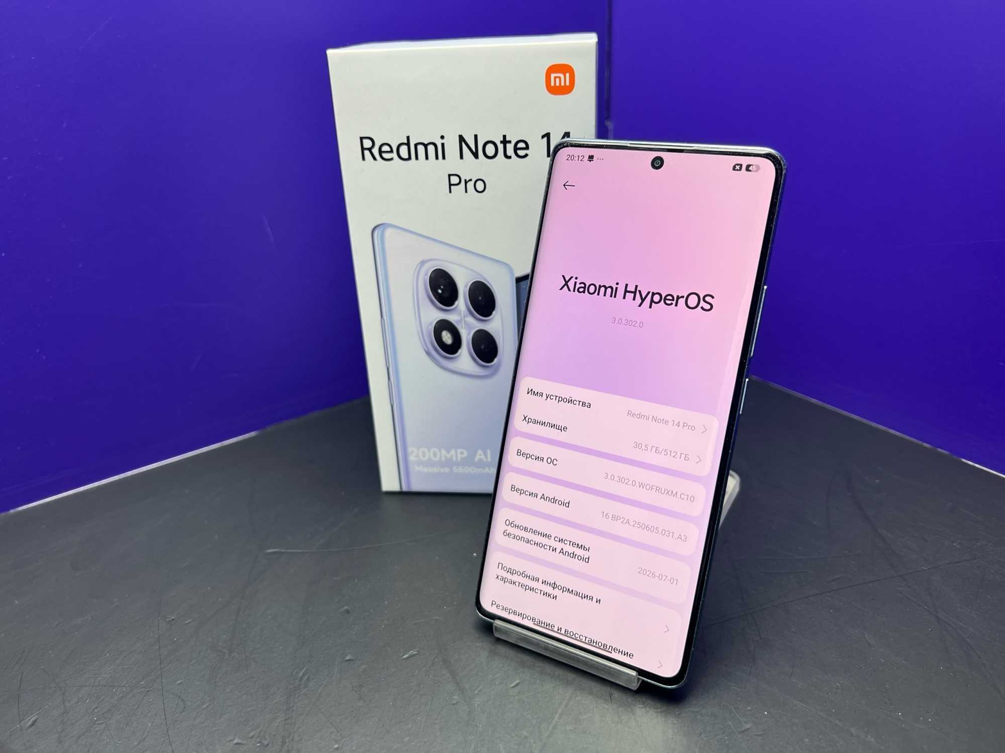Xiaomi Redmi Note 14 Pro 12/512Gb Blue imei865991074348065
