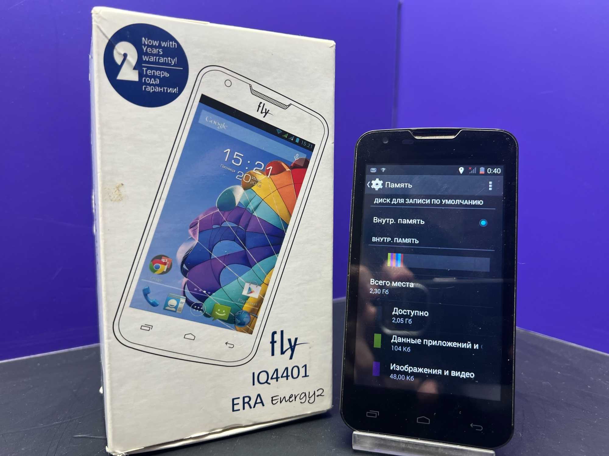 Fly IQ4401 512Mb/4Gb Black imei865593020099808