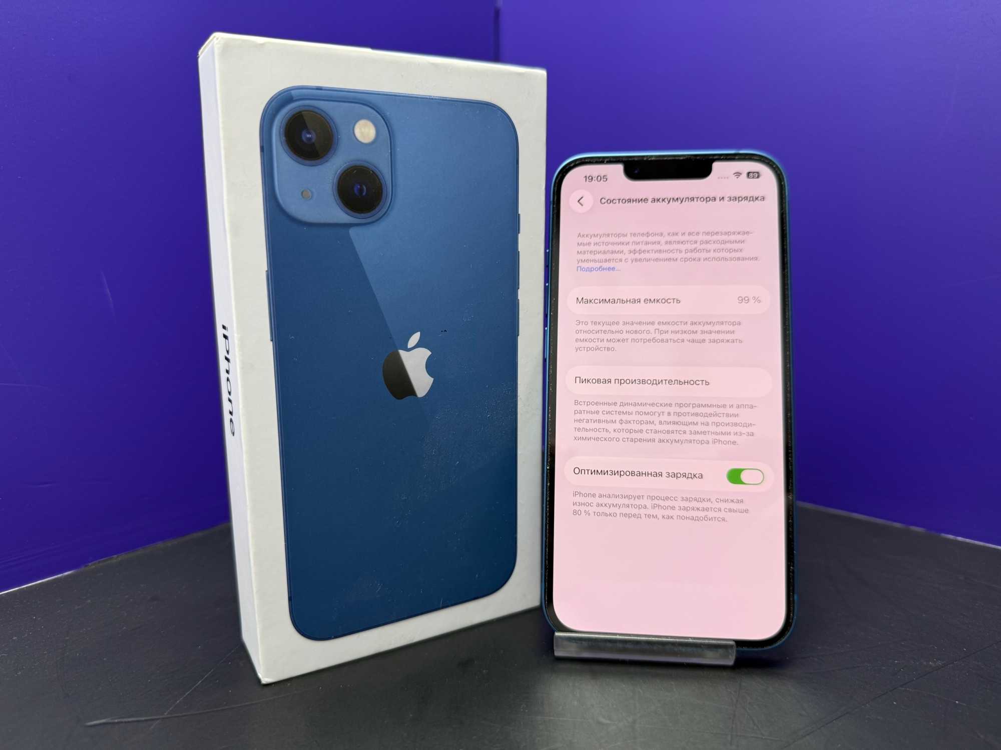 iPhone 13 128Gb Blue АКБ99% imei353523528638145