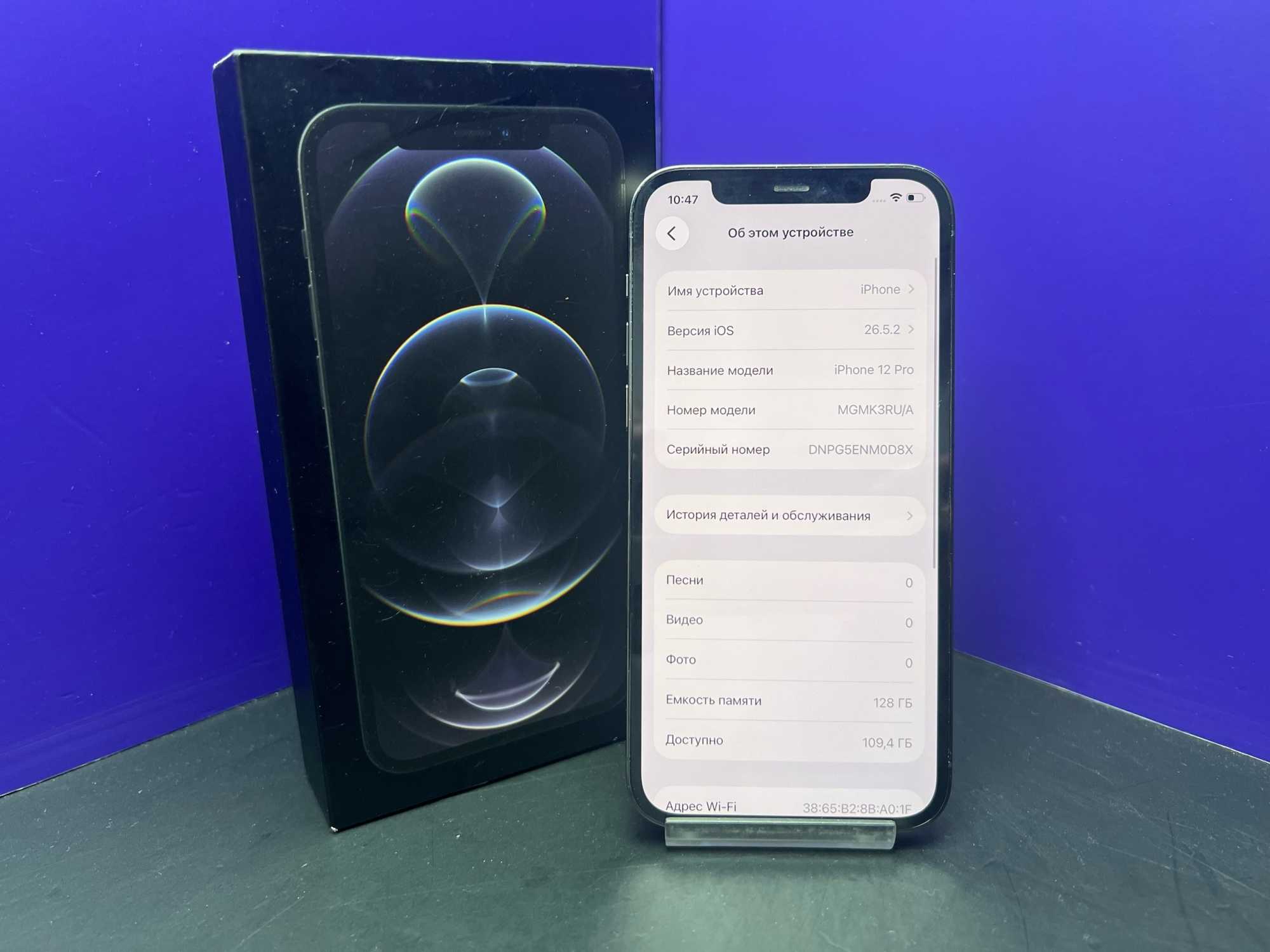 iPhone 12 Pro 128Gb Graphite АКБ 100% imei354121938999386