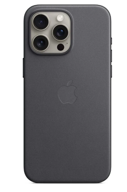 Чехол iPhone 15 Pro Max Fine Woven Case MagSafe Black