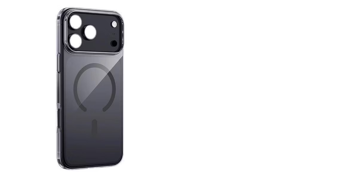 Чехол iPhone 17 Pro Max KEEPHONE X-CRYSTAL серый