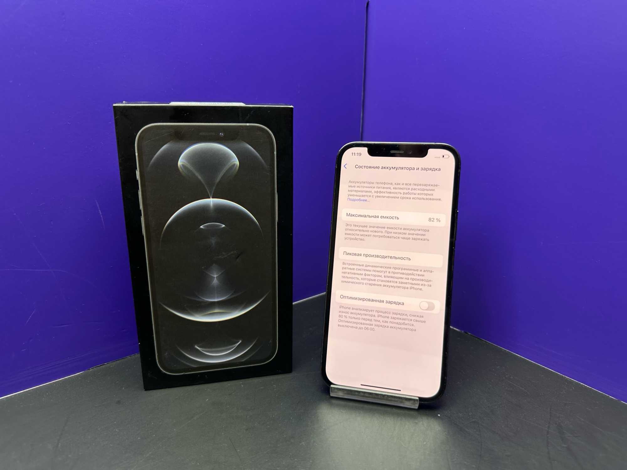 iPhone 12 Pro 128Gb Graphite АКБ 82% imei356697118734436
