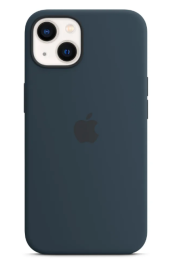 Чехол iPhone 13 mini Silicon Case MagSafe Abyss Blue