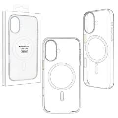 Чехол iPhone 16 Plus Clear Case MagSafe (прозрачный)