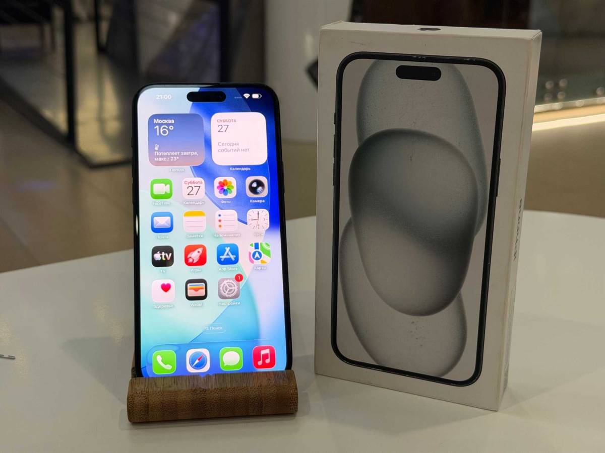 iPhone 15 Plus 256Gb Black АКБ 85% imei359793754735543