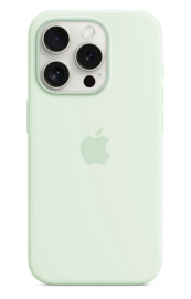 Чехол iPhone 15 Plus Silicone Case MagSafe Soft Mint