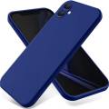Чехол Samsung A05 Silicone Case темно-синий
