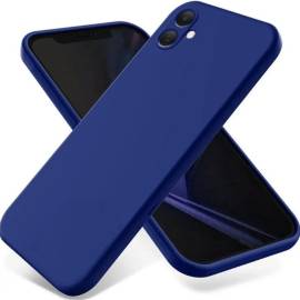 Чехол Samsung A05 Silicone Case темно-синий