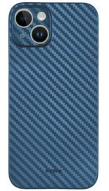 Чехол iPhone 14 Plus Карбон синий