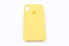 Чехол iPhone XR Silicon Case желтый