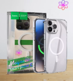 Чехол iPhone 15 Pro Hoco MagSafe прозрачный