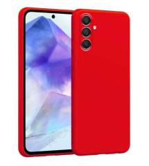 Чехол Samsung A55 Silicone Case красный