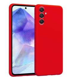 Чехол Samsung A55 Silicone Case красный