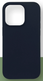 Чехол iPhone 14 Pro Silicon Case MagSafe без лого темно-синий