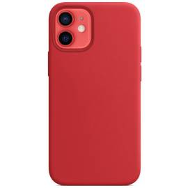 Чехол iPhone 12 mini Silicon Case красный