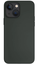 Чехол iPhone 14 Plus Silicon Case MagSafe без лого темно-зелёный