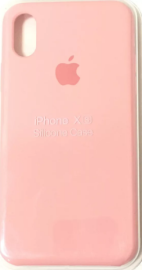 Чехол iPhone Xs Max Silicon Case пудра