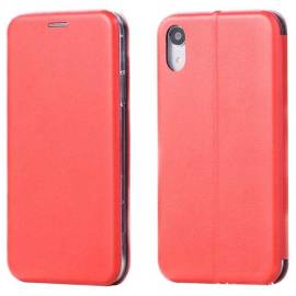 Чехол-книжка iPhone XR бордовый