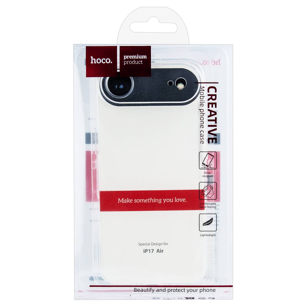Чехол iPhone Air Hoco прозрачный