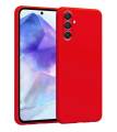 Чехол Samsung A55 Silicone Case красный