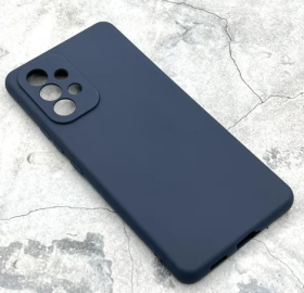 Чехол Samsung A13 Silicone Case темно-синий