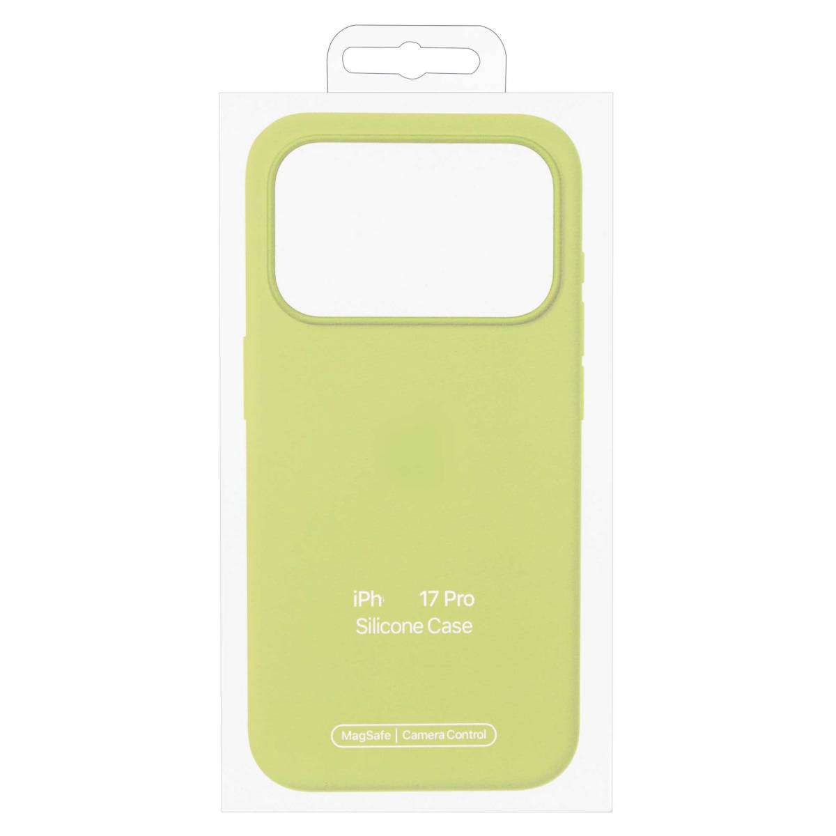 Чехол iPhone 17 Pro Silicone Case MagSafe Neon Yellow
