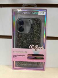 Чехол iPhone 16 Diamond Oh Good со стразами