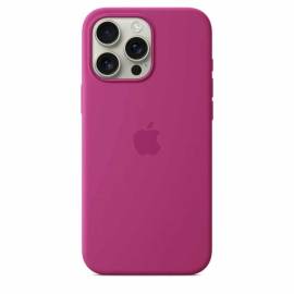 Чехол iPhone 16 Pro Silicone Case MagSafe Fuchsia