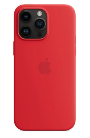 Чехол iPhone 14 Pro Silicone Case красный
