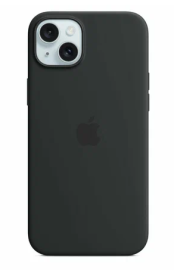 Чехол iPhone 15 Plus Silicone Case MagSafe Black